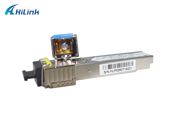 1.25Gb/s Hot Pluggable BIDI SFP Transceiver 1.25G TX1550RX1490 80KM LC