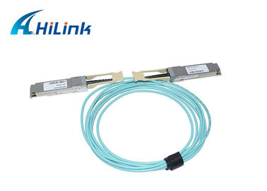 100G AOC Optical Active Ethernet Cable Hilink QSFP28 To QSFP28 For 100G Port Switch