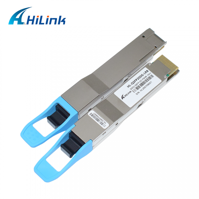 10KM 1310nm MPO16 APC 8 βαθμών DOM Οπτικός Πηρακτής 200G QSFP DD LR8 PSM8 Απόσταση μήκους κύματος 0