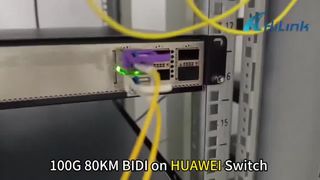 100G BIDI 80KM 1280/1300nm σε Arista και Huawei Switch