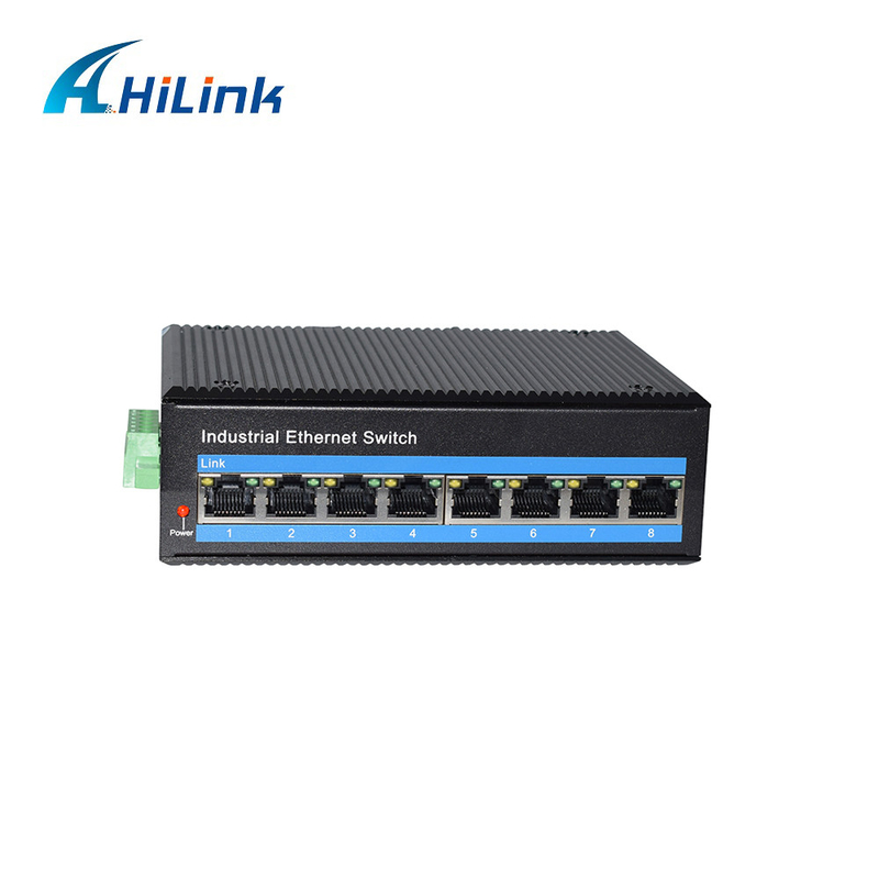 Βιομηχανικός Ethernet διακόπτης 8 σημείου εισόδου αυτόματο αισθαμένος CE της FCC 10/100/1000Base-Tx λιμένων