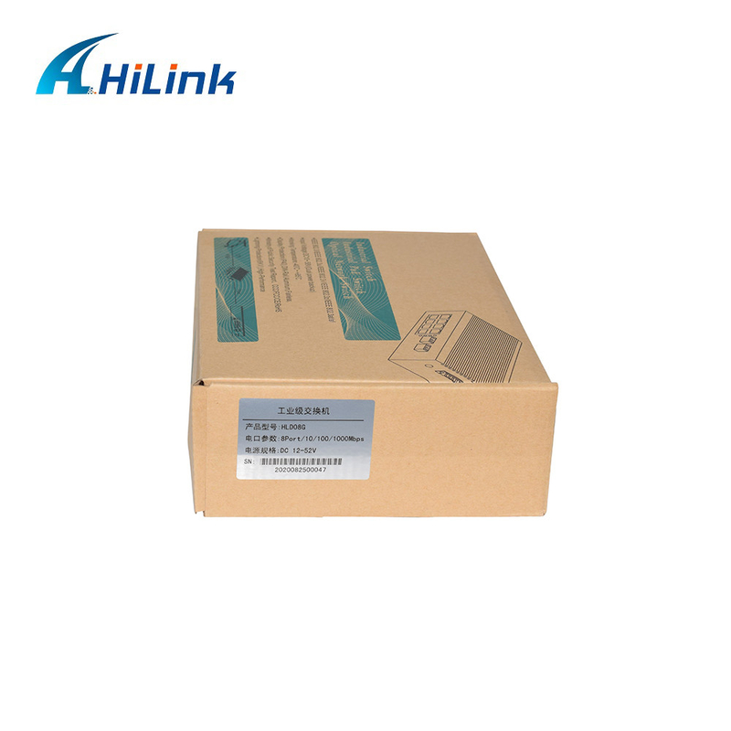 Βιομηχανικός Ethernet διακόπτης 8 σημείου εισόδου αυτόματο αισθαμένος CE της FCC 10/100/1000Base-Tx λιμένων