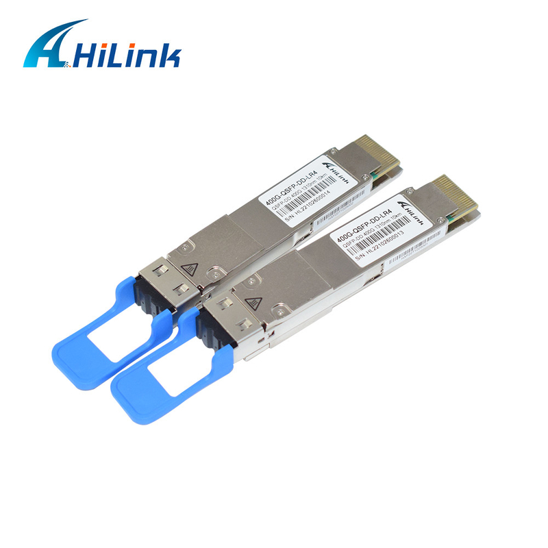 Ενότητα QSFP DD 400G LR4 10KM πομποδεκτών οπτικών ινών SMF με FEC DDM διπλό LC