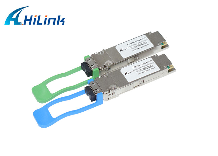 100Gb/S QSFP28 ER 30KM BIDI Single Lambda Optical Transceiver QSFP28-100G-BXU30/QSFP28-100G-BXD30