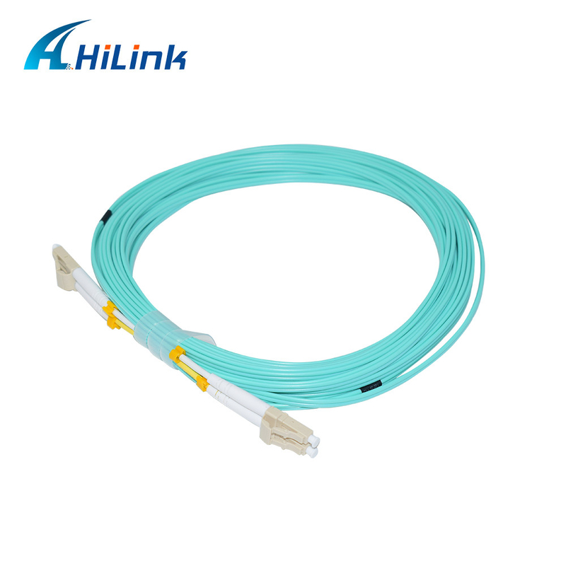 PVC 1-5M Φυτικό οπτικό καλώδιο για άλματα LC/UPC-LC/UPC OM3 OM4 Duplex 2.0/3.0mm