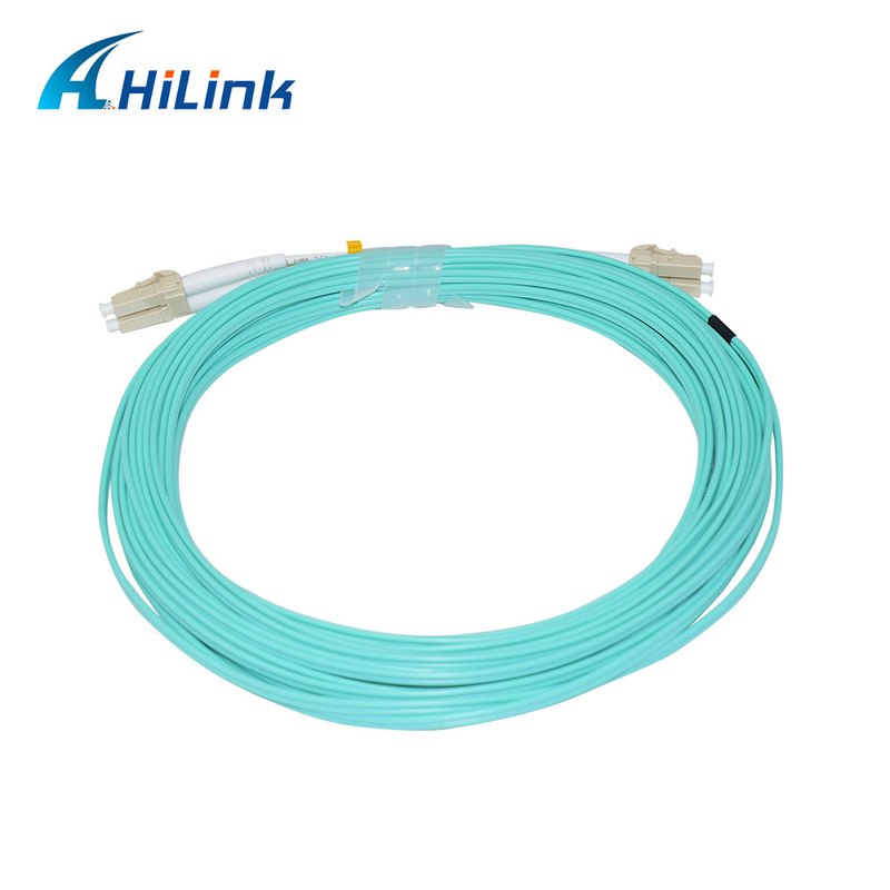 PVC 1-5M Φυτικό οπτικό καλώδιο για άλματα LC/UPC-LC/UPC OM3 OM4 Duplex 2.0/3.0mm
