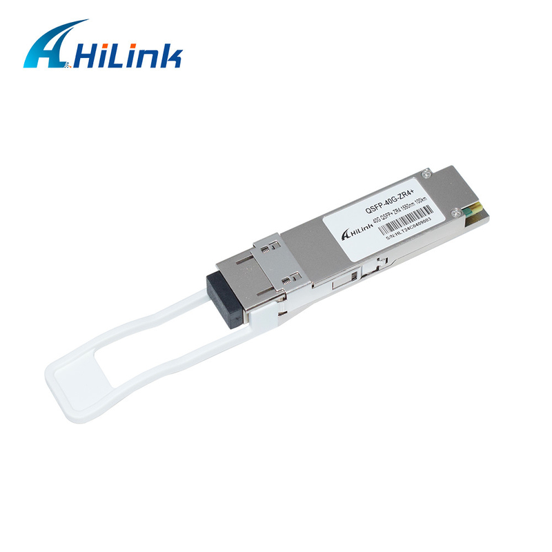 QSFP 40G ZR4 100KM 1550nm 40Gb/s QSFP+ Πιστολήπτης Duplex LC Οπτική Ενότητα DOM