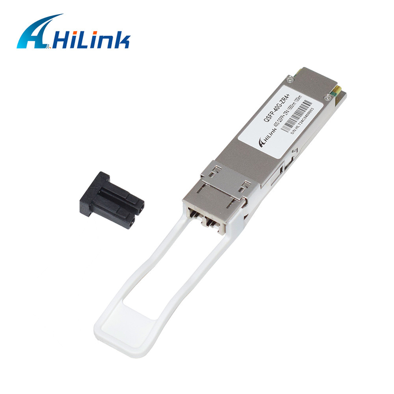QSFP 40G ZR4 100KM 1550nm 40Gb/s QSFP+ Πιστολήπτης Duplex LC Οπτική Ενότητα DOM