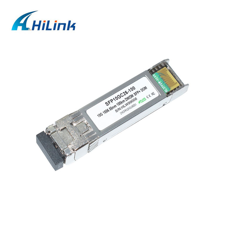 10G DWDM 100KM Οπτική Μονάδα Πληροφορητή για Μεταφορά Μακρινών Αποστάσεων 100GHz C Band Οπτική Μονάδα