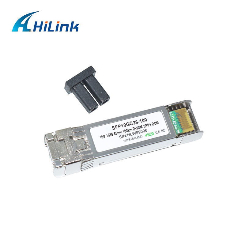 10G DWDM 100KM Οπτική Μονάδα Πληροφορητή για Μεταφορά Μακρινών Αποστάσεων 100GHz C Band Οπτική Μονάδα