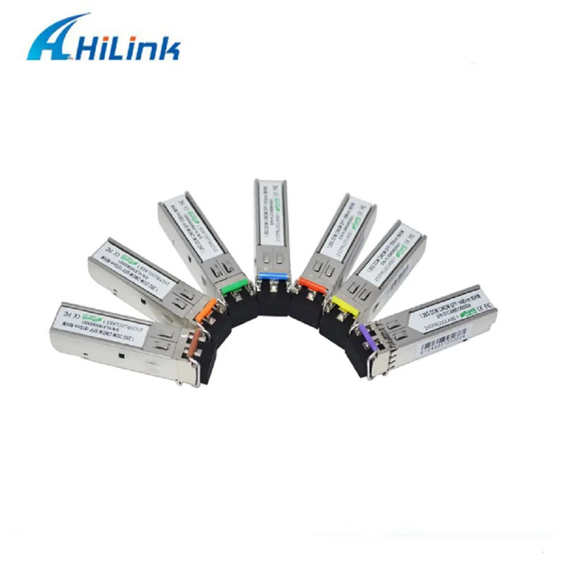 1.25G CWDM 120KM CWDM-SFP Πηρακτήρας 1570nm CWDM Χρωματική οπτική 1000BASE DOM LC SMF