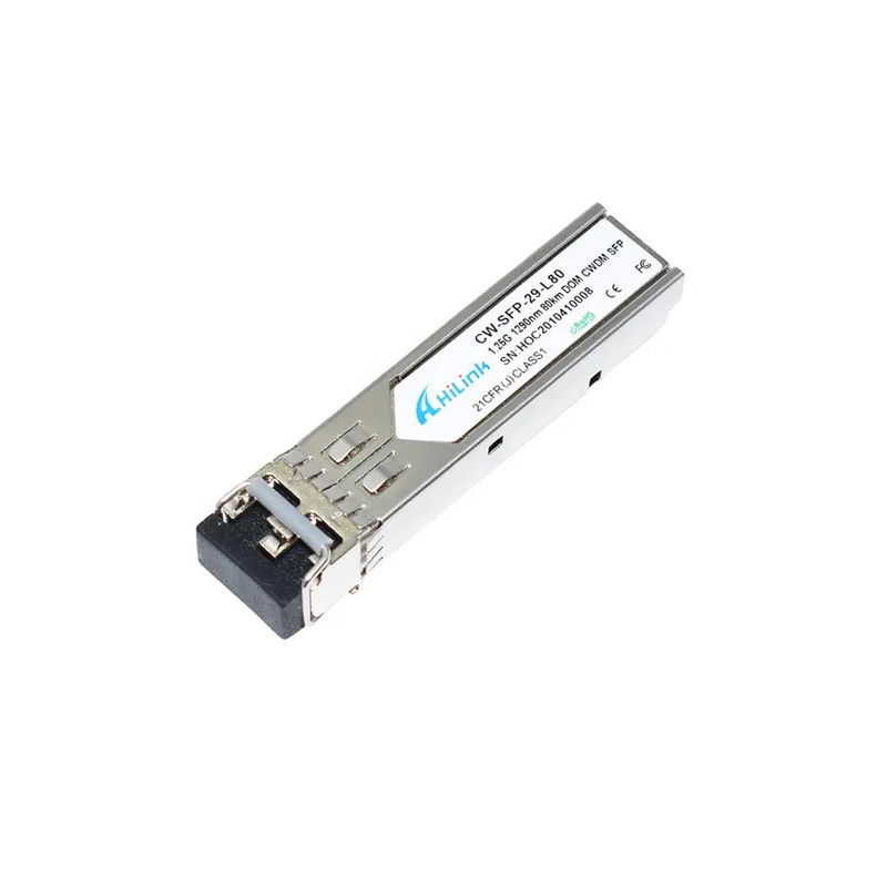 1000BASE-ZX Duplex LC 1.25G 1290nm 80km DOM CWDM SFP Μοντέλο Πιστολήπτη Μοντέλο