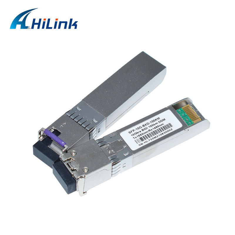 10G SFP+ BIDI 100KM Tx1490nm/Rx1550nm LC Δορυφόρος δέκτη οπτικών ινών SFP-10G-BX-100KM