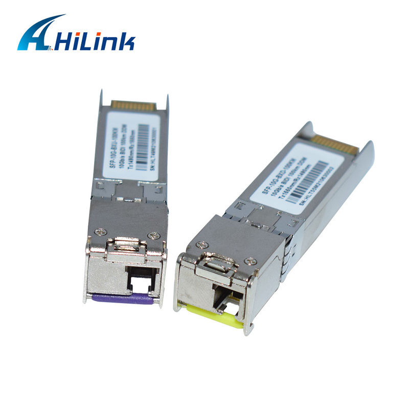 10G SFP+ BIDI 100KM Tx1490nm/Rx1550nm LC Δορυφόρος δέκτη οπτικών ινών SFP-10G-BX-100KM
