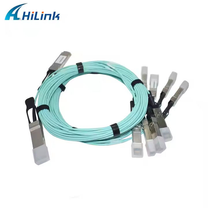 40G QSFP+ 4XSFP AOC καλώδιο MMF 1M-5M QSFP σε 4-SFP+ ενεργά οπτικά καλώδια