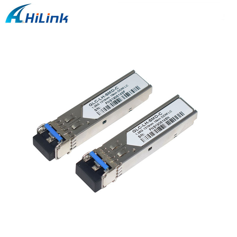 GLC-LX-SMD Δορυφόρος δέκτη οπτικών ινών SFP 1.25G 1310nm 10KM Duplex LC DDM