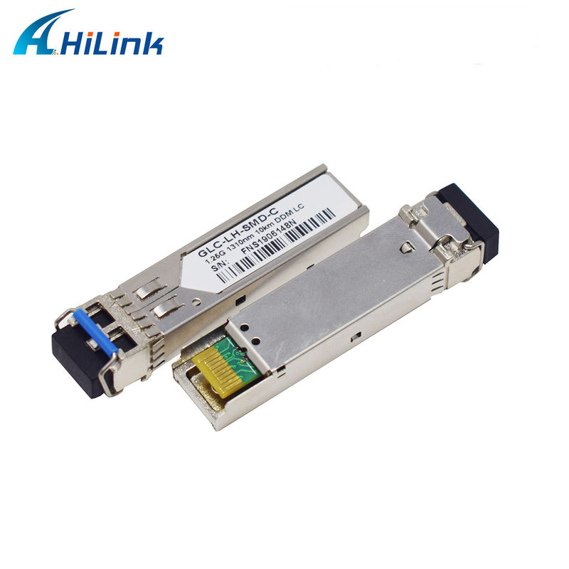 GLC-LX-SMD Δορυφόρος δέκτη οπτικών ινών SFP 1.25G 1310nm 10KM Duplex LC DDM