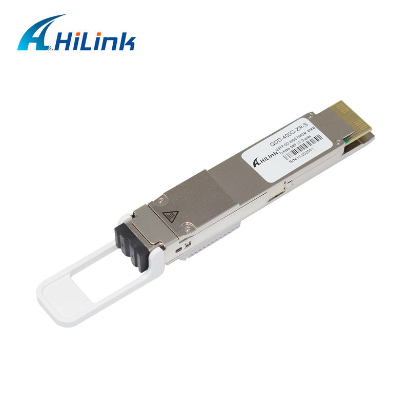 QSFP DD 400GBASE DWDM ZR 80KM Μονάδα δέκτη QDD-400G-ZR-S DWDM ρυθμιζόμενο SMF LC DOM