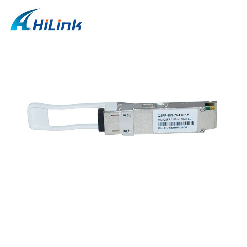 40G 80KM QSFP+ EML+APD LWDM 1295-1304NM LC Connector Εμπορική θερμοκρασία Transceiver Module