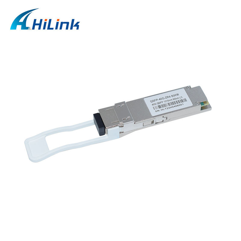 40G 80KM QSFP+ EML+APD LWDM 1295-1304NM LC Connector Εμπορική θερμοκρασία Transceiver Module