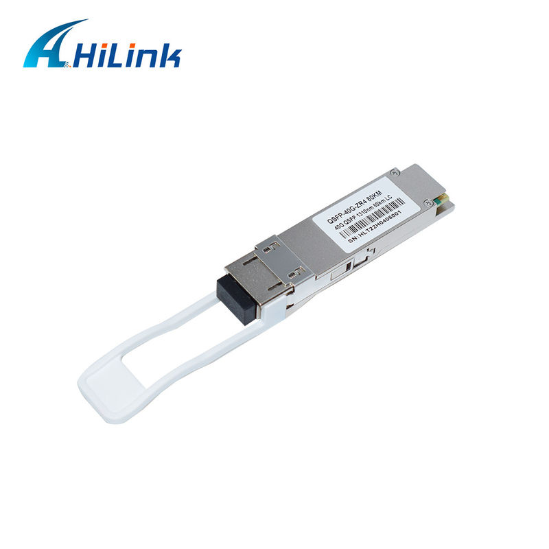 40G 80KM QSFP+ EML+APD LWDM 1295-1304NM LC Connector Εμπορική θερμοκρασία Transceiver Module