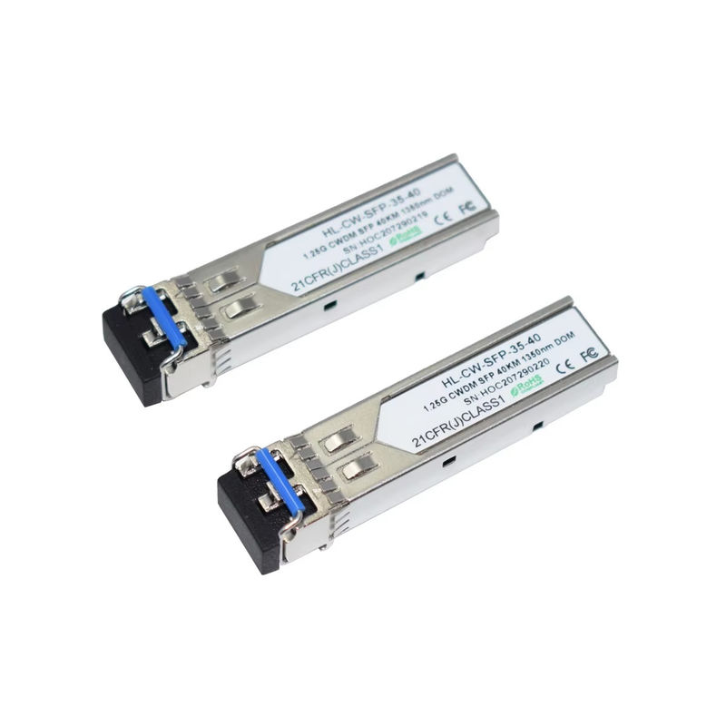 Χιλίνκ 1.25G CWDM SFP Fiber Optical Transceiver 1350nm 40km για κέντρο δεδομένων