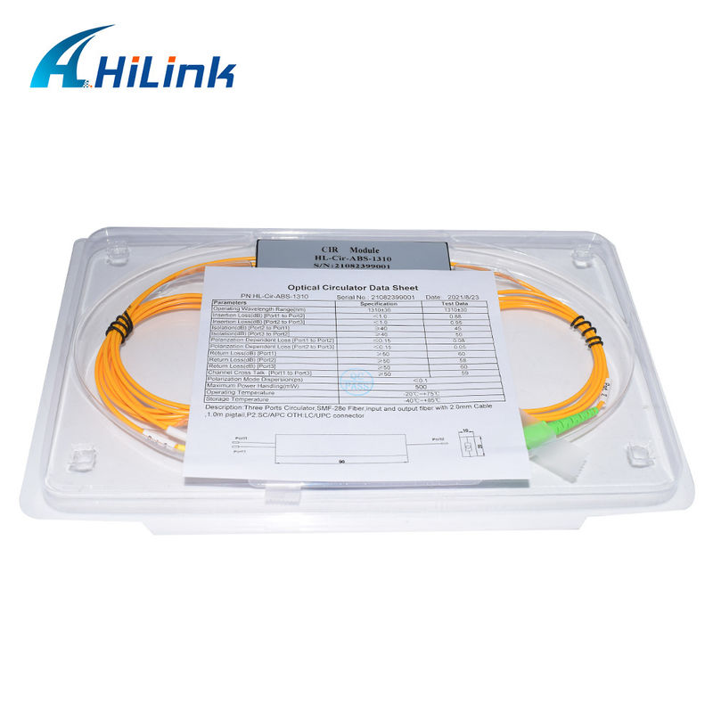Το ABS Box 3 Port Circulator, Port1&Port3-LC/UPC, Port2-SC/APC 1310nm/1550nm/1610nm