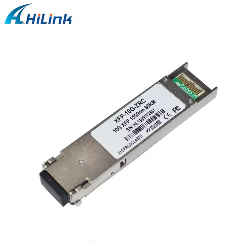 3 χρόνια εγγύηση 10G-XFP-ZR-80km Hilink 10Gb/s 1550nm 80km Duplex Fiber SM XFP GBIC Transceiver Module