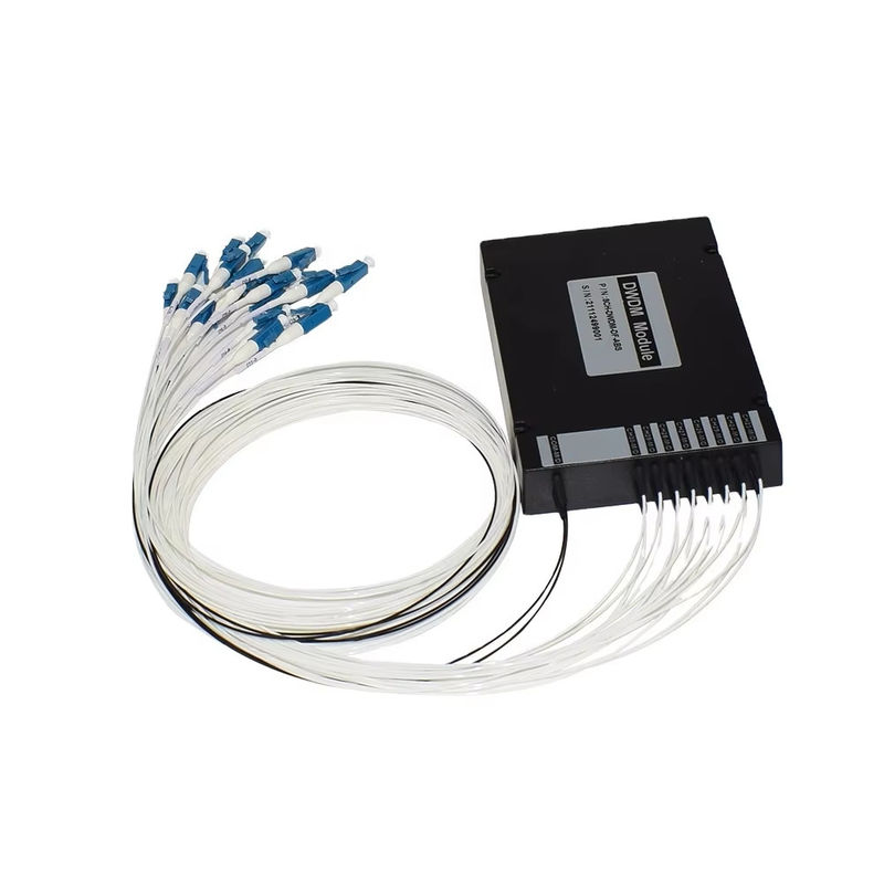 WDM διπλό LC UPC Γ εξοπλισμού 8CH 100GHZ DWDM MUX Demux διπλό κιβώτιο ABS ζωνών ινών