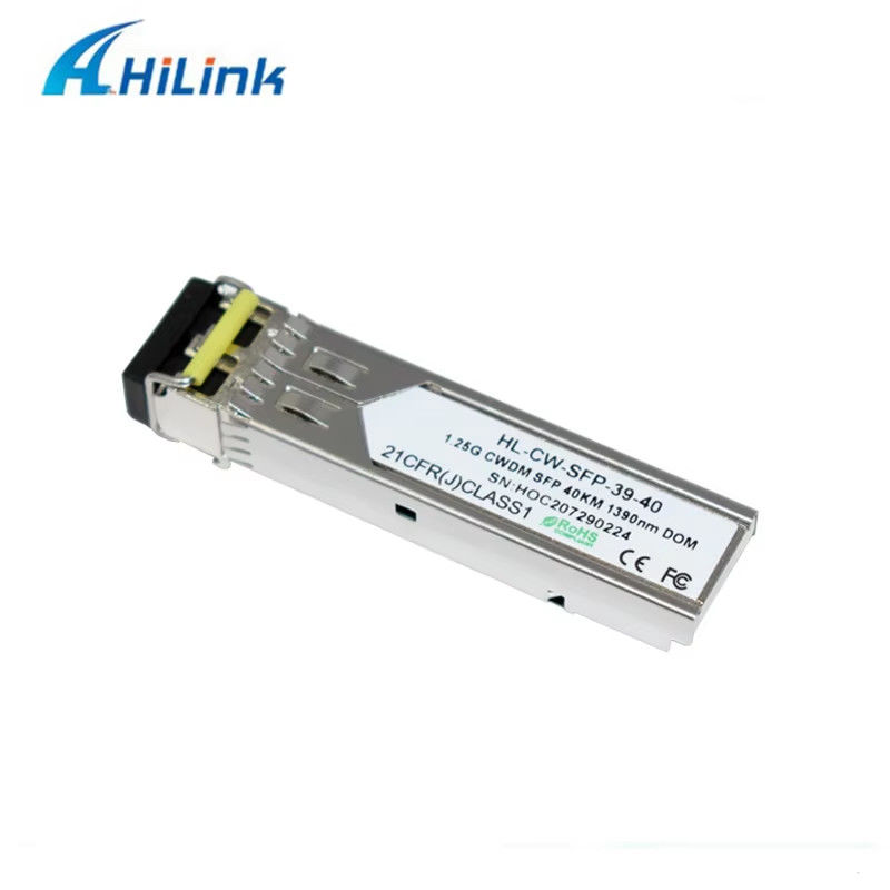 Κίνα Εταιρεία 1000Base 1.25G SFP Διπλός σύνδεσμος LC CWDM 40KM LC 1270-1610nm Οπτικός δέκτης μεταδότης Οπτικό εξοπλισμό ινών