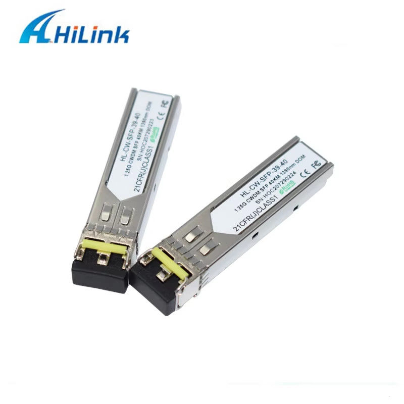 Κίνα Εταιρεία 1000Base 1.25G SFP Διπλός σύνδεσμος LC CWDM 40KM LC 1270-1610nm Οπτικός δέκτης μεταδότης Οπτικό εξοπλισμό ινών
