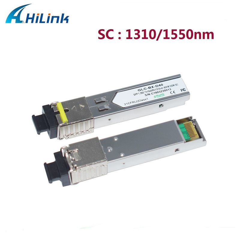 Hilink 1.25G SFP BIDI 40KM 1310/1490 ((1550nm) LC/SC συνδετήρας Μονάδα οπτικών ινών
