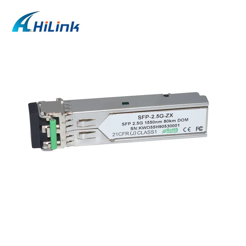 Επαγγελματικό εργοστάσιο 2.5G SFP 80KM 1550nm LC σύνδεσμος οπτική μονάδα ινών