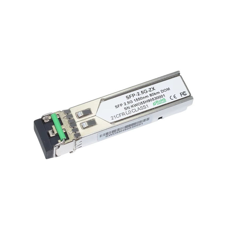 Επαγγελματικό εργοστάσιο 2.5G SFP 80KM 1550nm LC σύνδεσμος οπτική μονάδα ινών