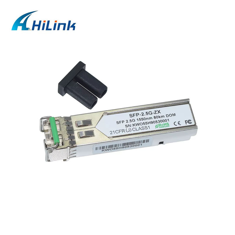 Επαγγελματικό εργοστάσιο 2.5G SFP 80KM 1550nm LC σύνδεσμος οπτική μονάδα ινών