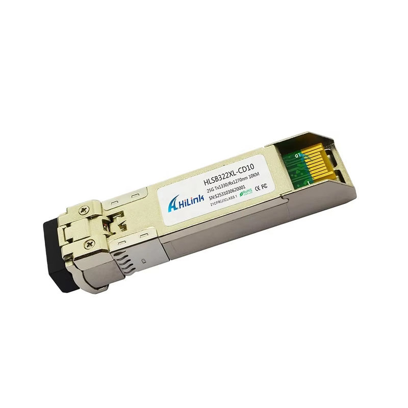 25G SFP28 BIDI Οπτική Μονάδα Fiber Connector LC 0 έως 70C 3km/10km/40km/60km