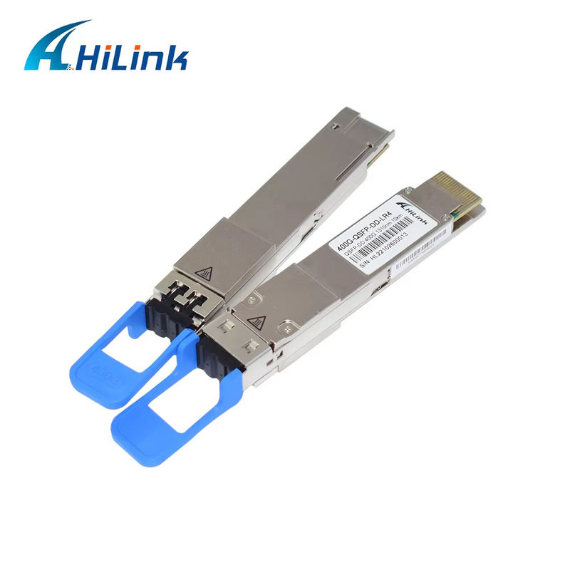 400Gb/s QSFP-DD LR4 10km SMF Οπτικός Πηρακτής Duplex LC Connector για συμμόρφωση RoHS και μεγάλη απόσταση