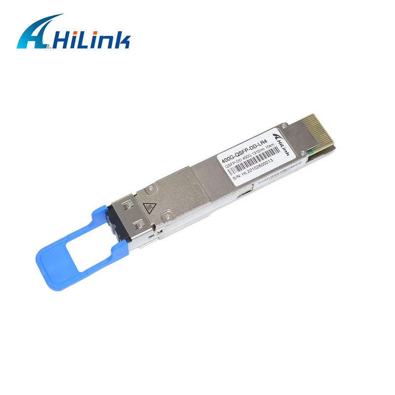 400Gb/s QSFP-DD LR4 10km SMF Οπτικός Πηρακτής Duplex LC Connector για συμμόρφωση RoHS και μεγάλη απόσταση