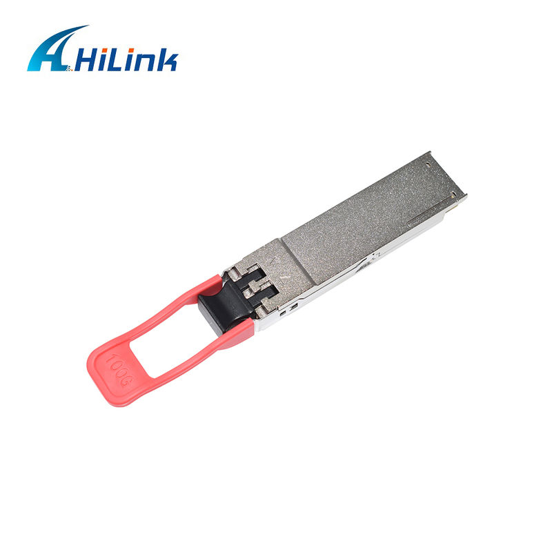Δέκτης πομπού οπτικών ινών 100Gb/s QSFP28 ER4 40KM Hot Pluggable Duplex LC LAN WDM APD SMF Συμβατό με RoHS-6