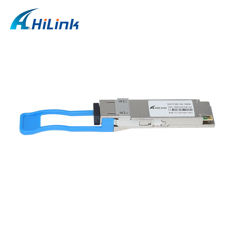 10KM Hot Pluggable 100Gb/s QSFP28 CWDM4 Οπτικό πομποδέκτη για εφαρμογές LAN WAN Ethernet Switches Router