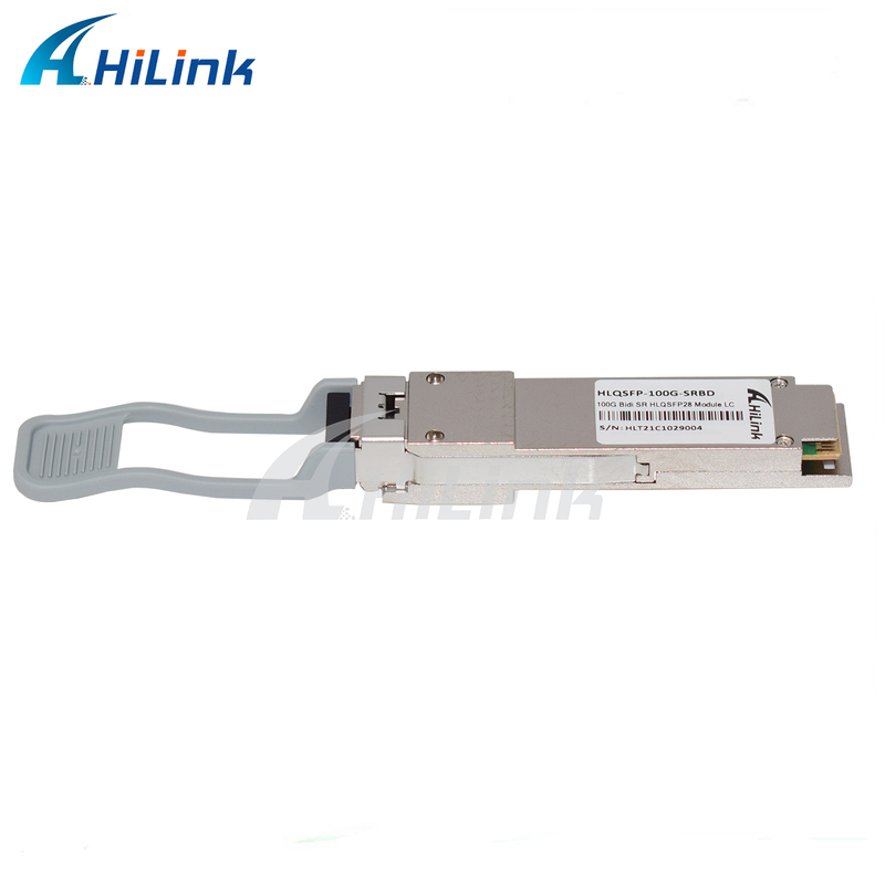 100G QSFP28 SRBD 100m Bi-Di Duplex LC θερμή σύνδεση 850/900nm VCSEL PAM4