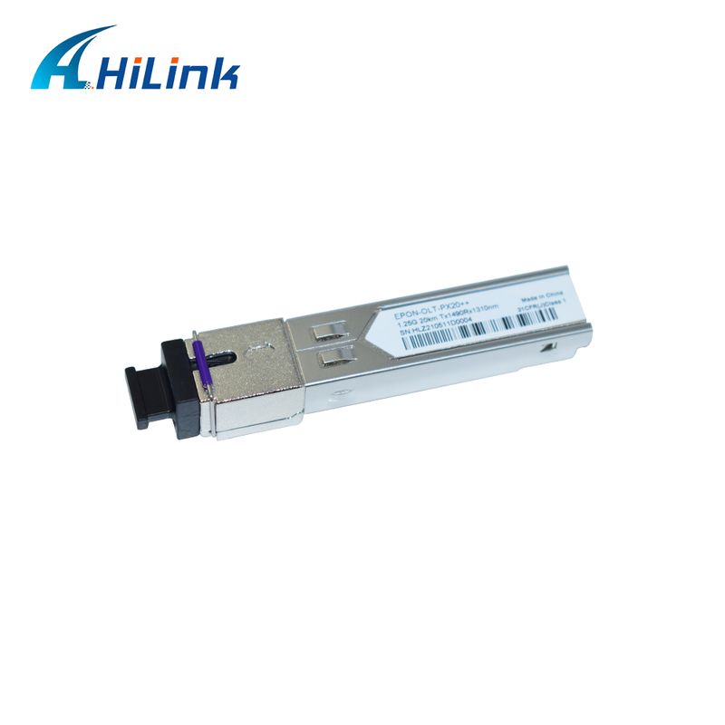Πομποδέκτης EPON OLT SFP με PX20+ PX20++ PX20+++ για ρυθμό δεδομένων 1,25 Gbps και μετάδοση 20KM