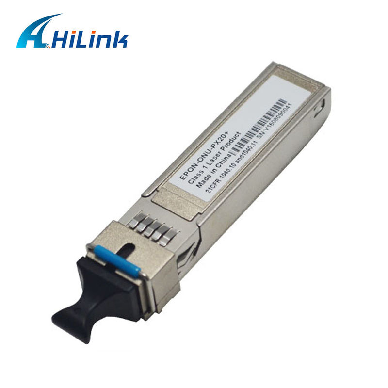 1.25G EPON ONU SFP Transceiver με υποδοχέα SC/UPC για απόσταση 20KM και εύρος θερμοκρασίας 0 °C ~ +70 °C