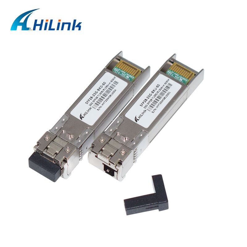 25Gb/s 60km SFP28 BIDI Transceiver with 1295/1309nm Wavelength for High-Speed Bi-Directional Fiber Optic Communication