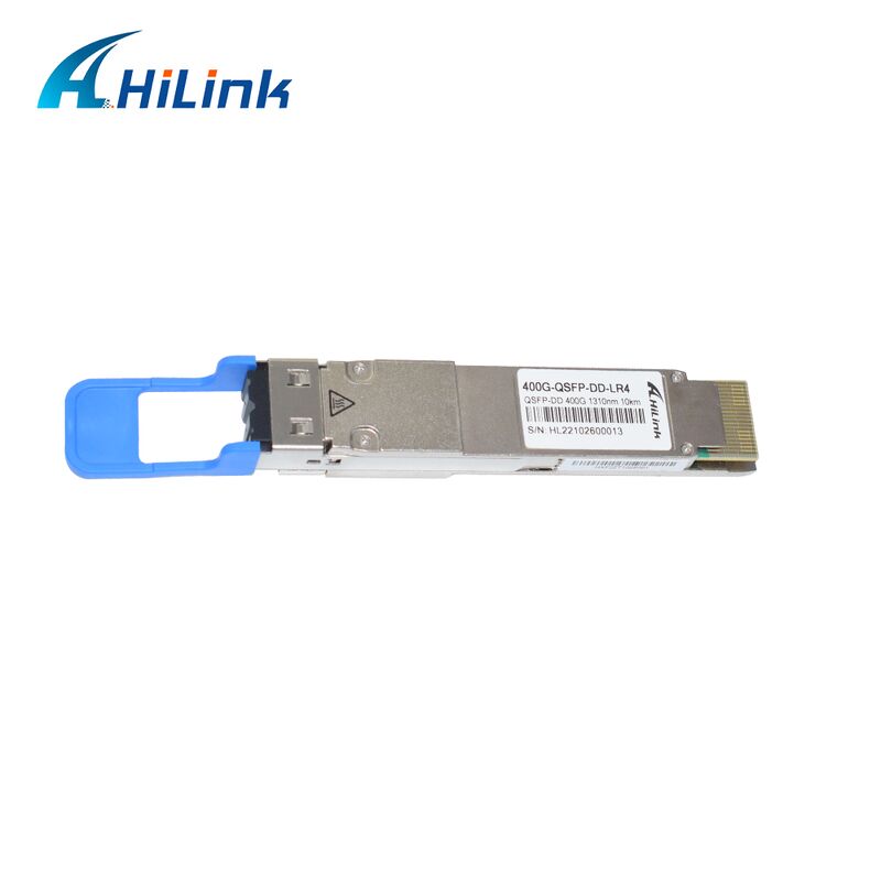 Χιλίνκ 400Gb/s QSFP-DD LR4 10km SMF Duplex LC οπτικός δέκτης μεταφοράς συμβατός με το RoHS