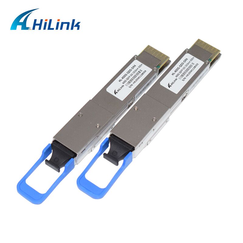 Οπτικός πομποδέκτης Hilink HL-400G-QDD-DR4 400Gb/s 500M QSFP-DD DR4 MPO-12 Συμβατή μονάδα