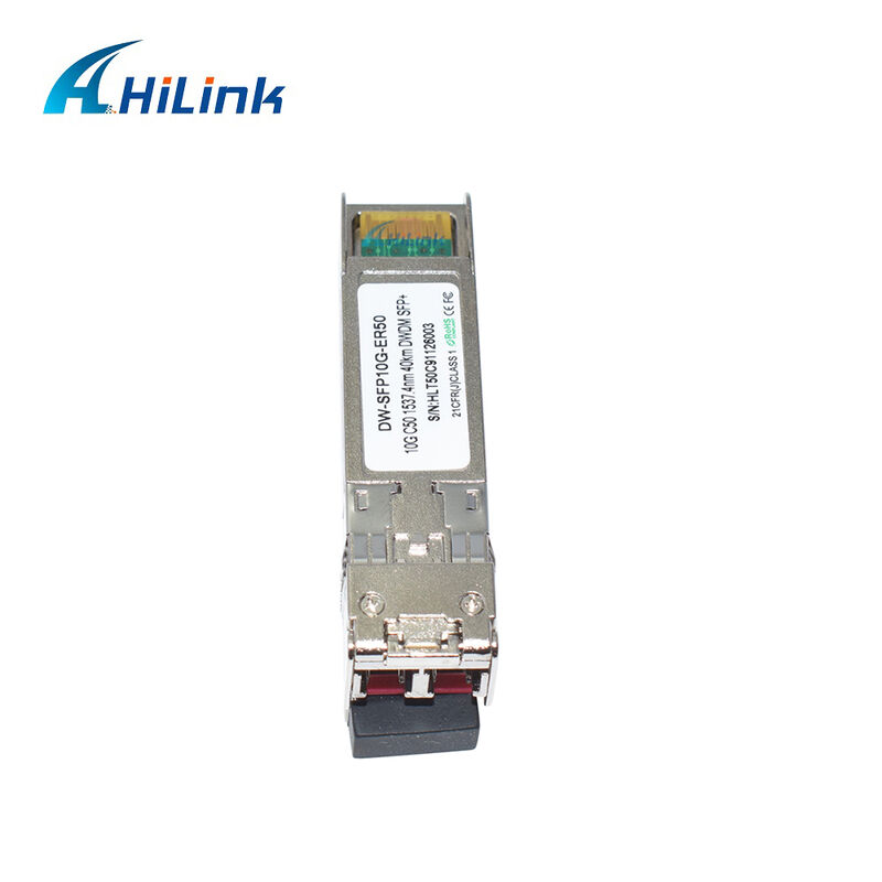 Χιλίνκ 10Gb SFP+ DWDM SFP 100GHz CH17~61 Προαιρετικό 40km Transceiver Οπτική Μονάδα Duplex LC Εμπορική Βιομηχανική