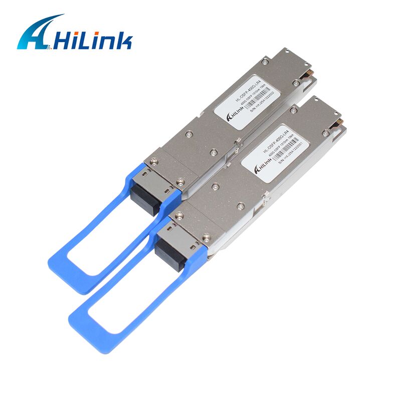Hilink 400G OSFP Transceiver with 1310nm Wavelength and 10km Distance for High-Speed Data Transmission
