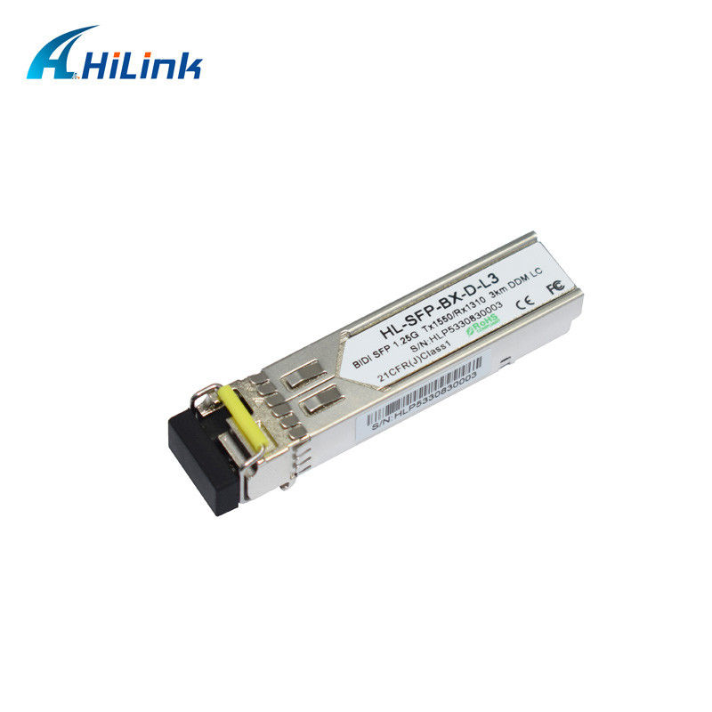 ενότητα 3km ινών SFP 1.25G Bidi βάση 1000 - bx-u Wdm 1550/1310nm 3 έτη εξουσιοδότησης