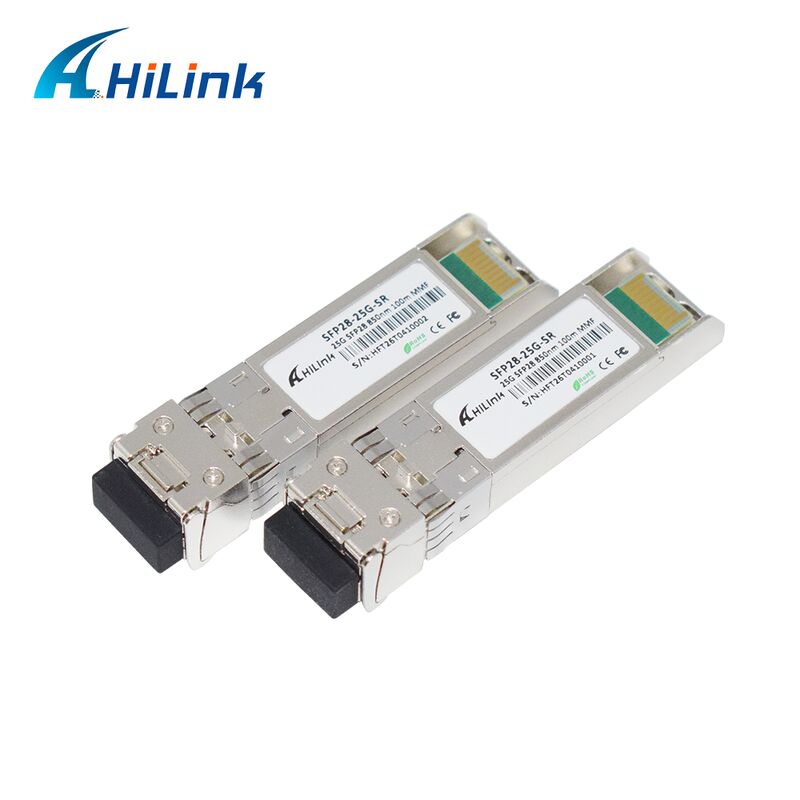 HL-SFP28-25G-SR 25G SFP28 SR Δύο δέκτη LC με ταχύτητα δεδομένων 25Gbps Απόσταση 100m και μήκος κύματος 850nm